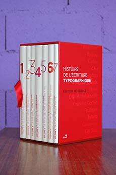 The history of typographic writing (seven volumes in a slipcase)