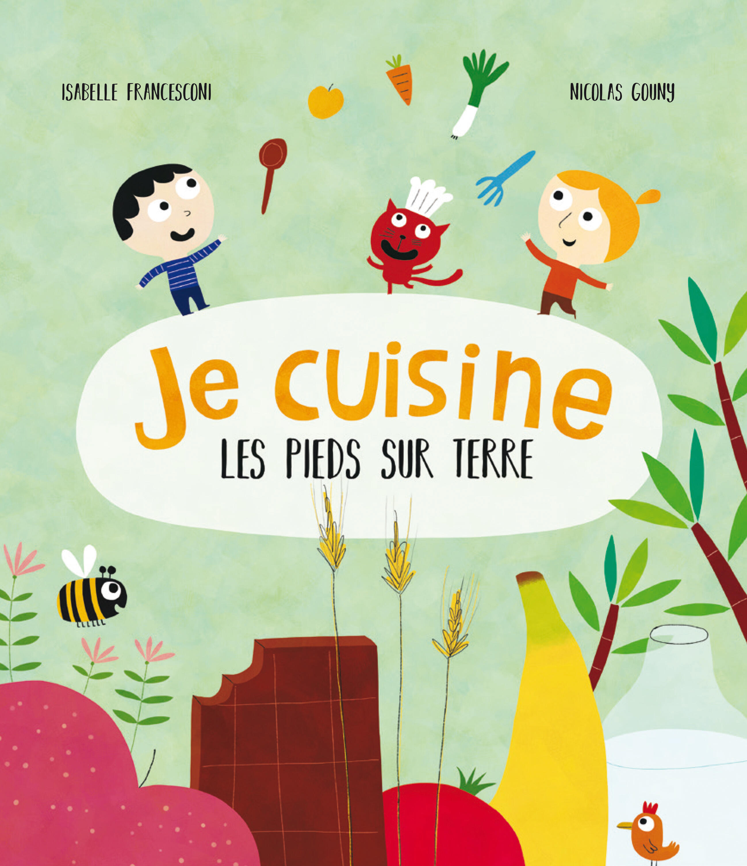 Je cuisine les pieds sur terre