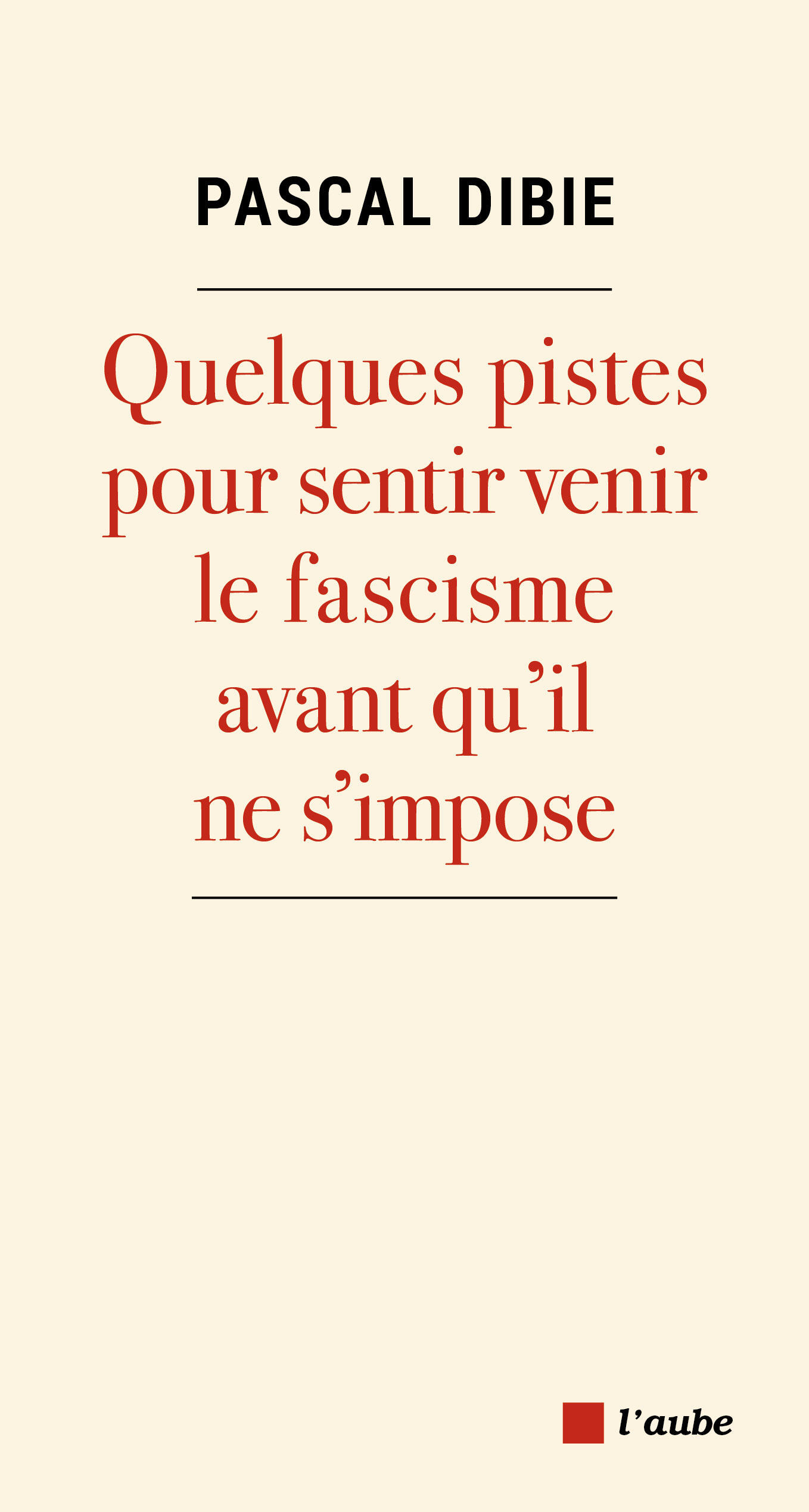 A Few Ways to Feel the Coming of Fascism Before It Occurs