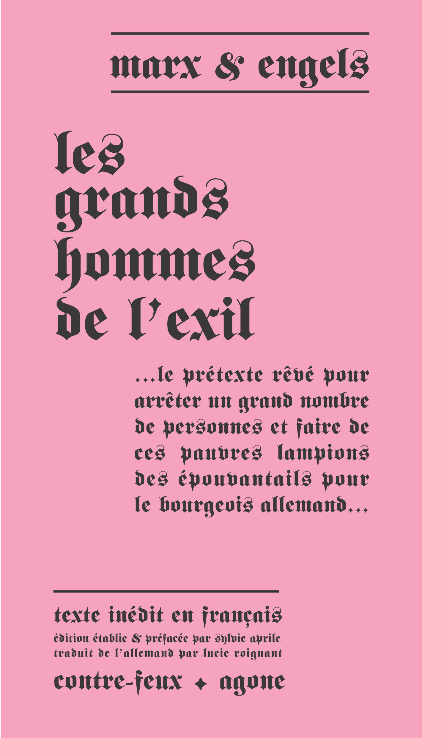 Les Grands Hommes de l'exil