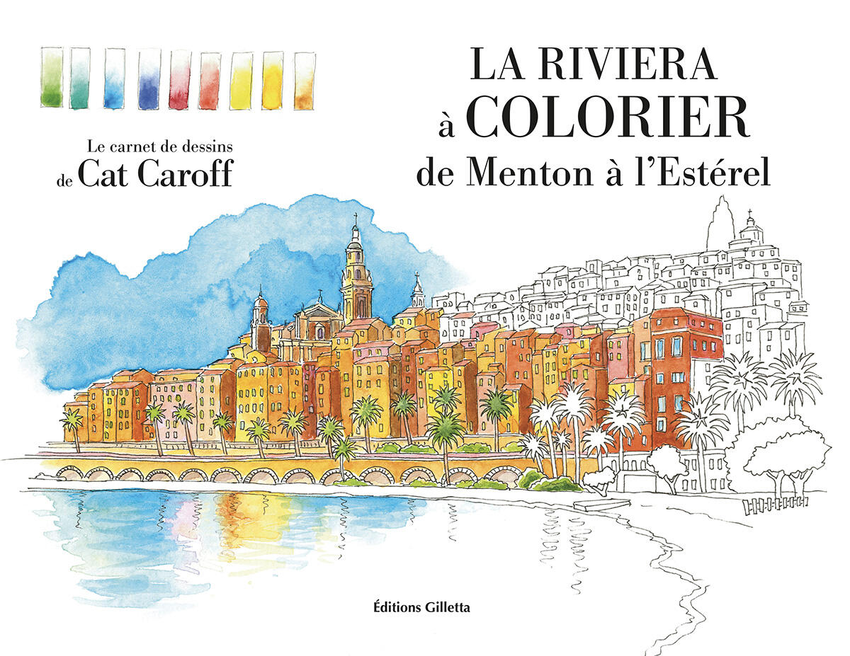 La Riviera à colorier