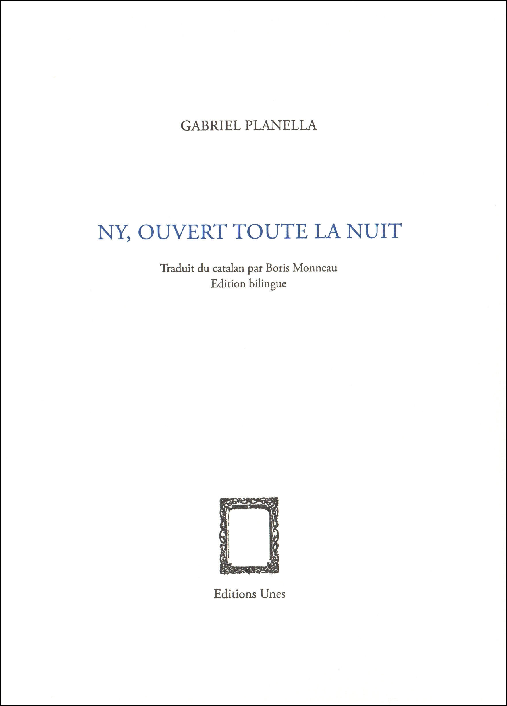 NY, ouvert toute la nuit 