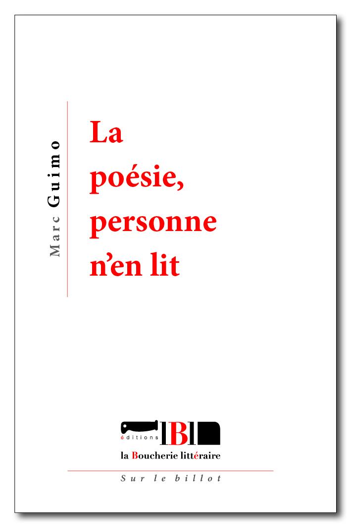 La poésie, personne n'en lit
